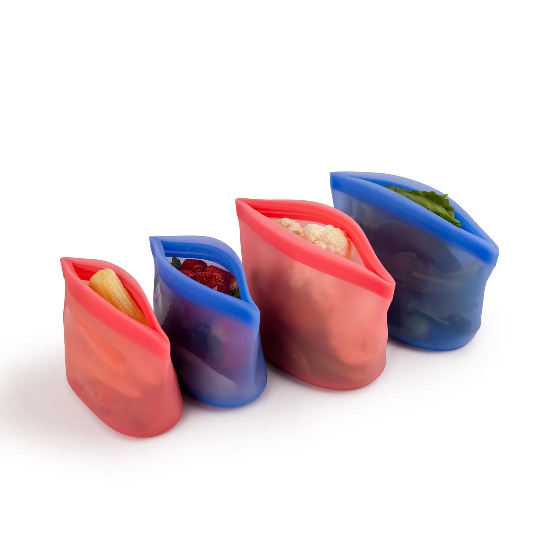 Reusable Silicone Food Storage Bags with Leakproof Airtight Seal - Image 4