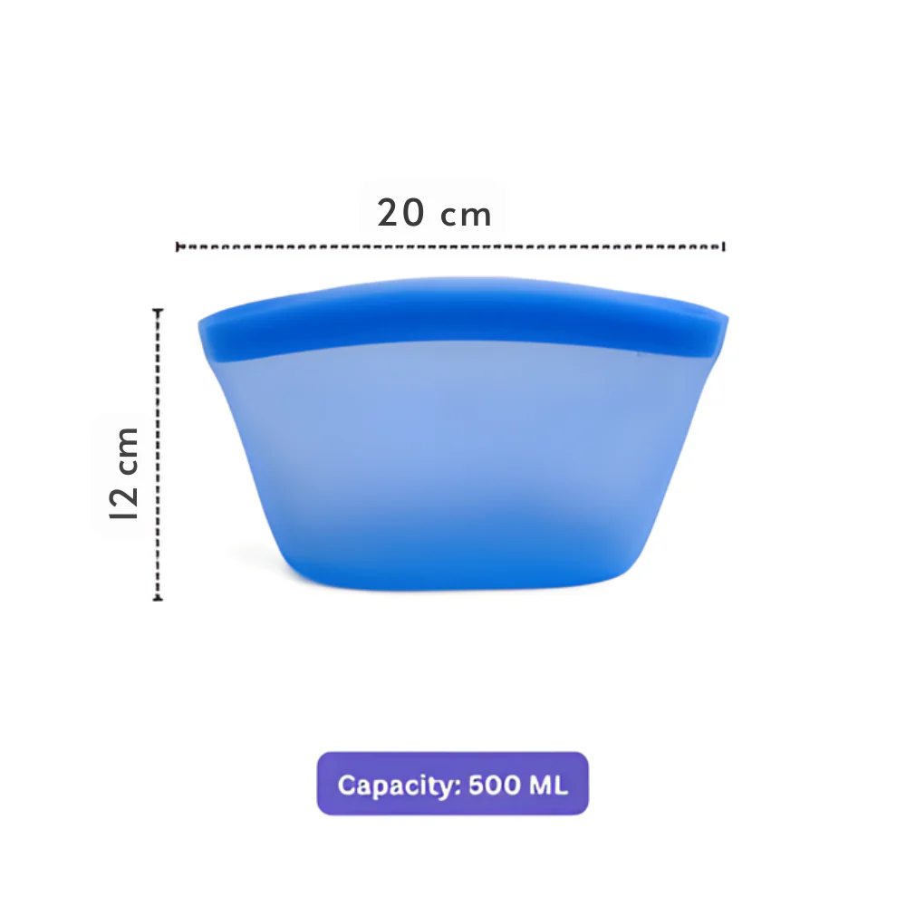 Reusable Silicone Food Storage Bags with Leakproof Airtight Seal - Image 9