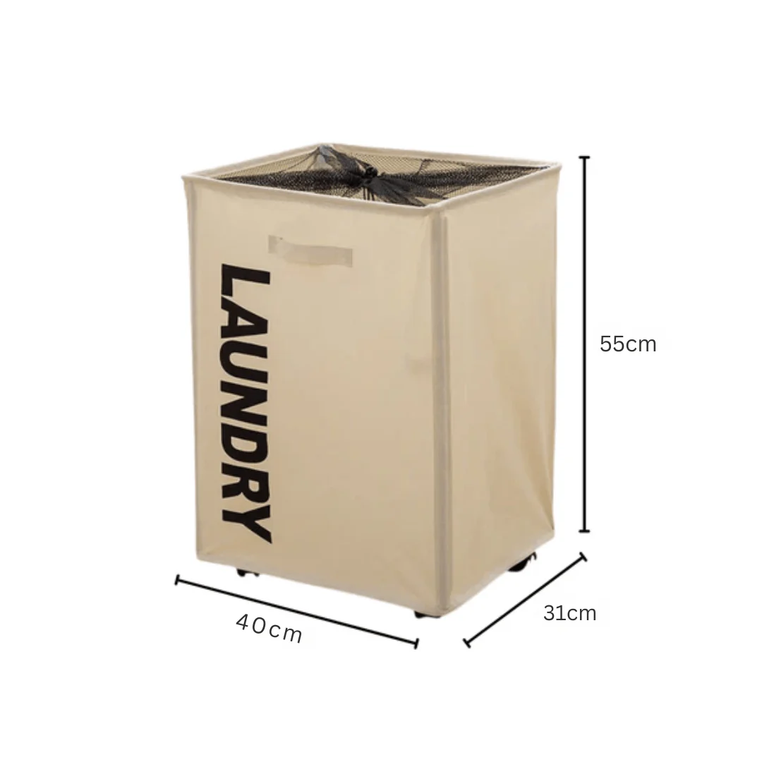 Rolling Laundry Basket with Wheels - Image 8