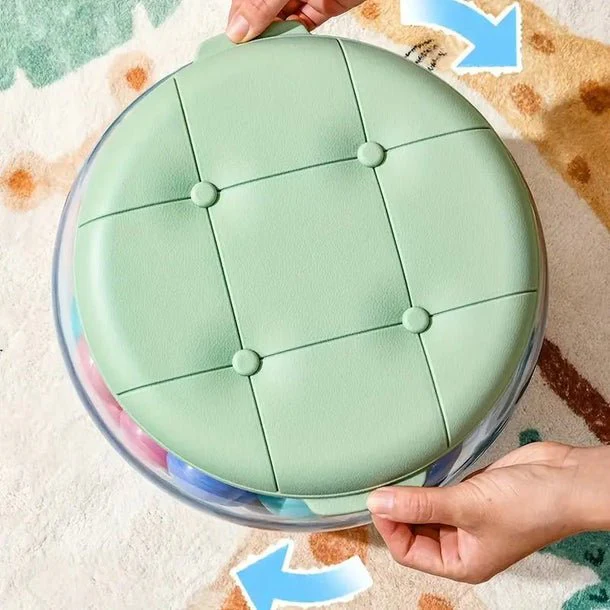 Round Stylish Heavy Duty Storage Stool - Image 6