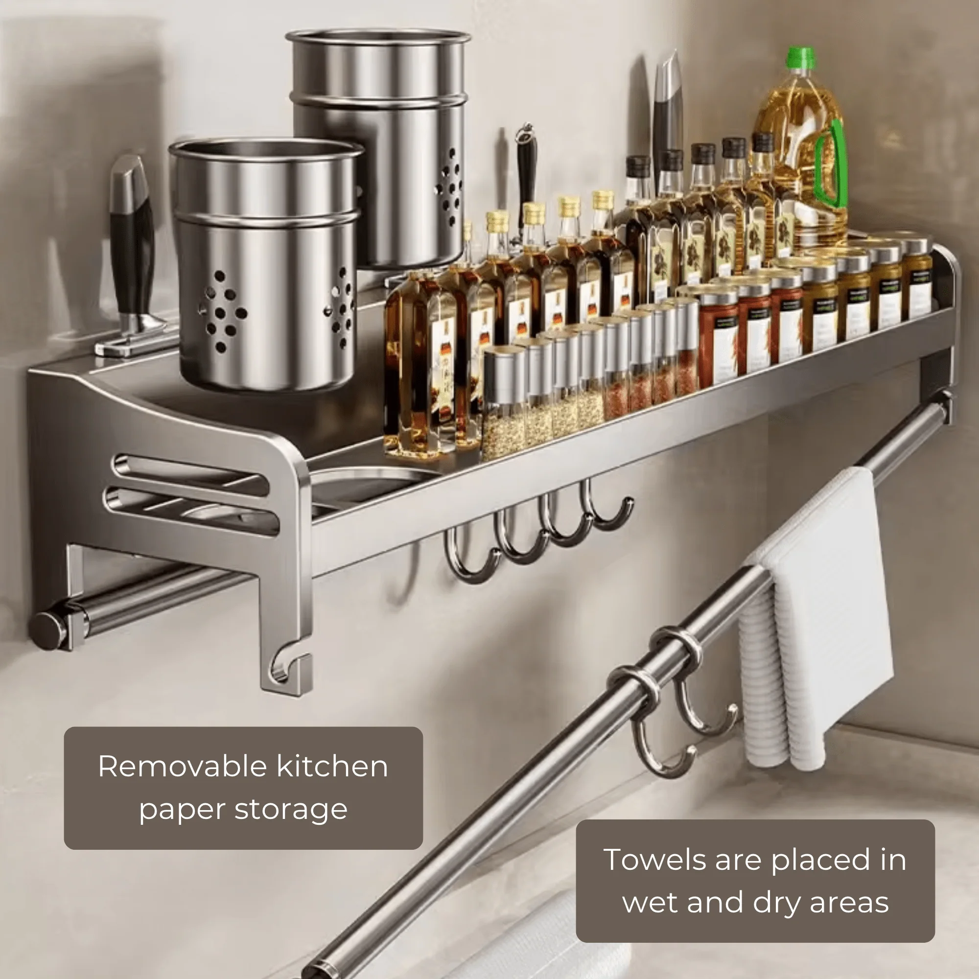 Rust Guard Kitchen Storage Shelf - Image 3