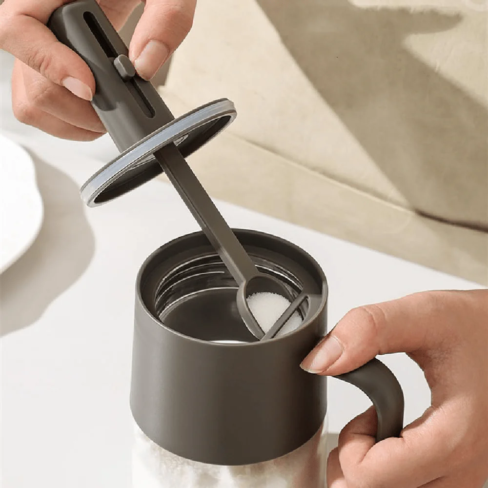 Seasoning Jar with Integrated Spoon (350ml) - Image 3