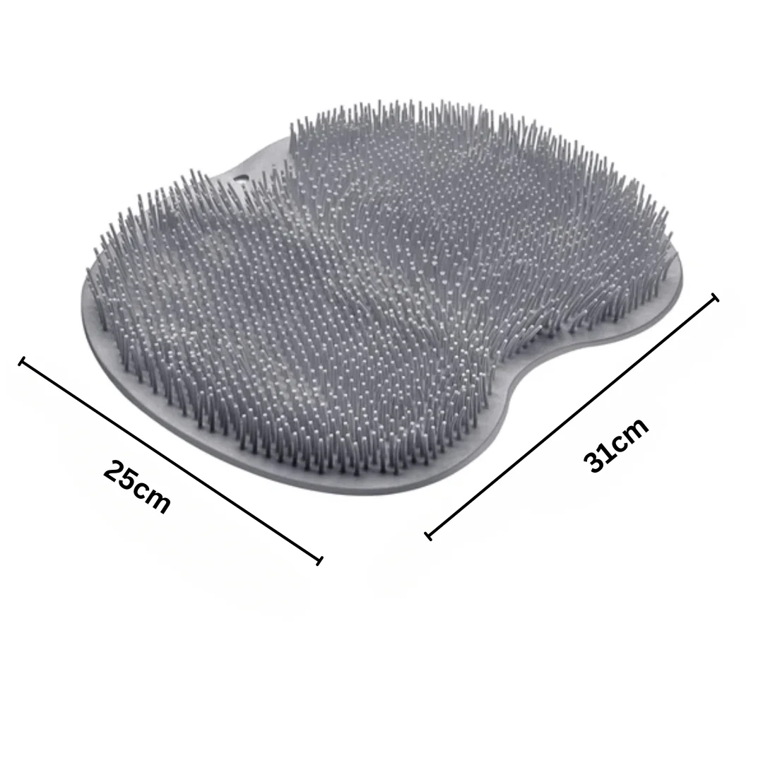 Shower Foot Scrubber Mat with Back Massagers - Image 7