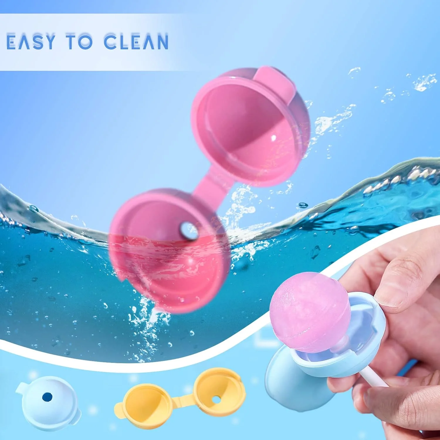Silicone Lollipop Ice Ball Mold with Food-Grade Lid - Image 4
