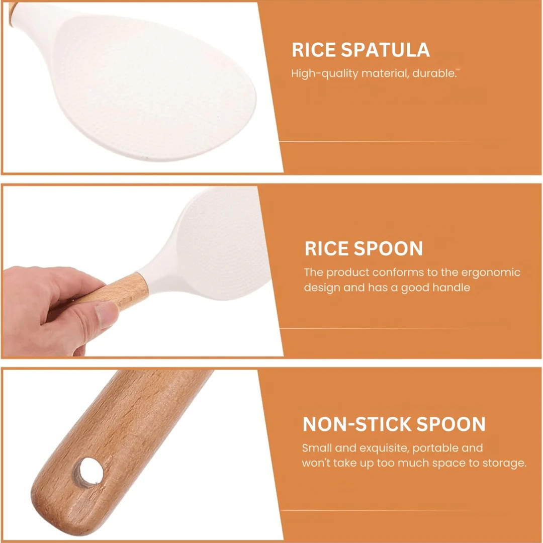 Silicone Non-Stick Rice Spoon - Image 5
