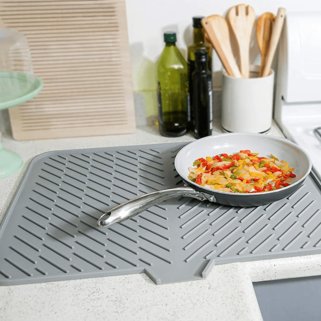 Silicone Ridge Dry Kitchen Mat - Image 4