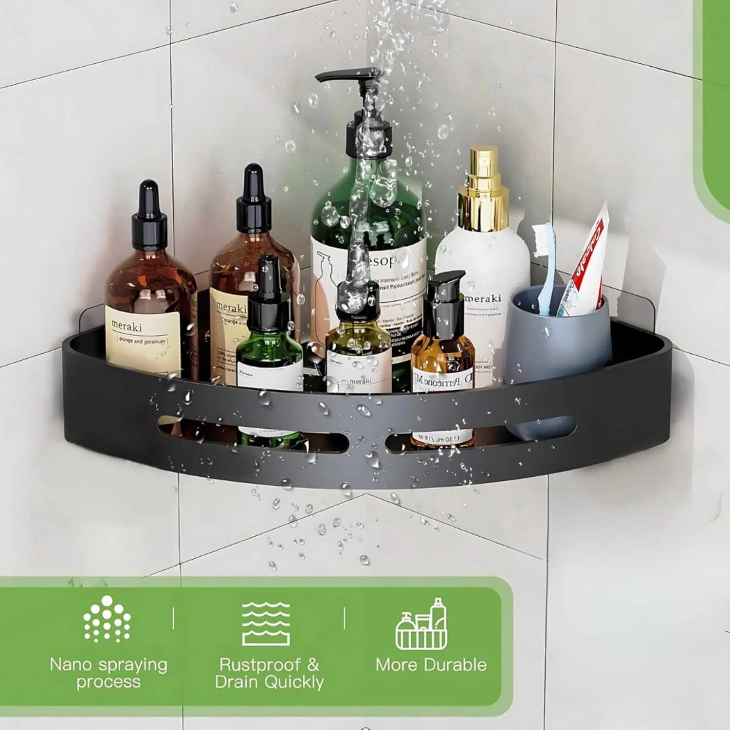 Sleek Stow Bathroom Shelf - Image 3