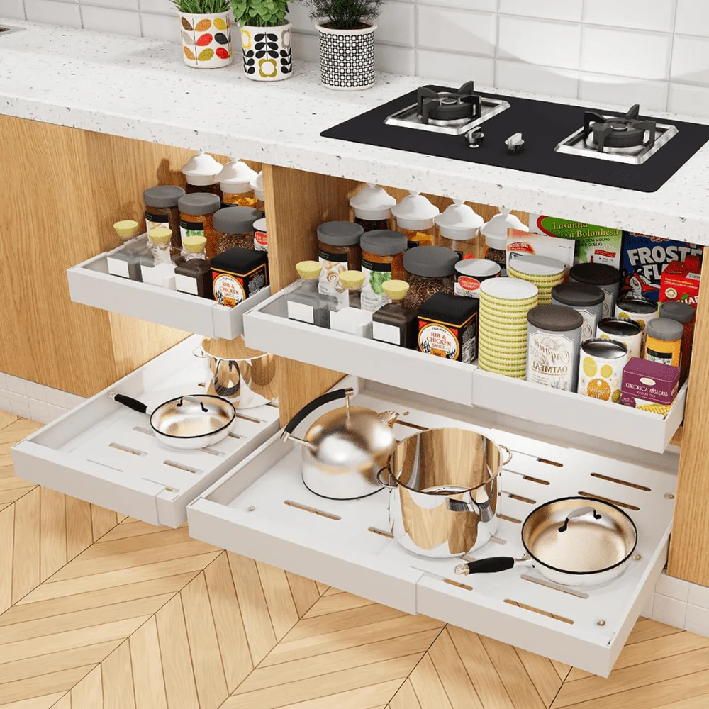 Slide-Pro Pull-Out Cabinet Organizer - Image 7