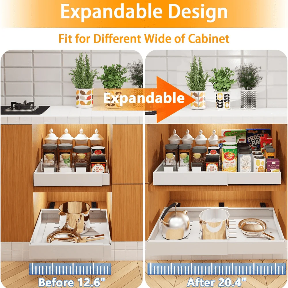 Slide-Pro Pull-Out Cabinet Organizer - Image 8