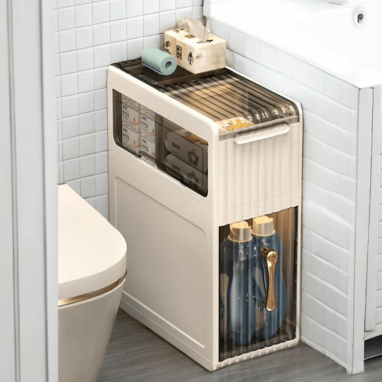 Slim Fit Storage Drawer Cabinet (39cm) - Image 4