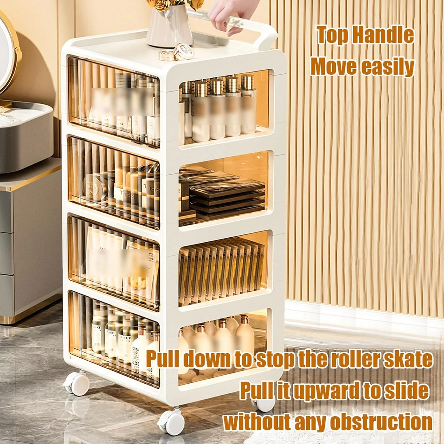 Slim Multi-Layer Rolling Storage Organizer - Image 5