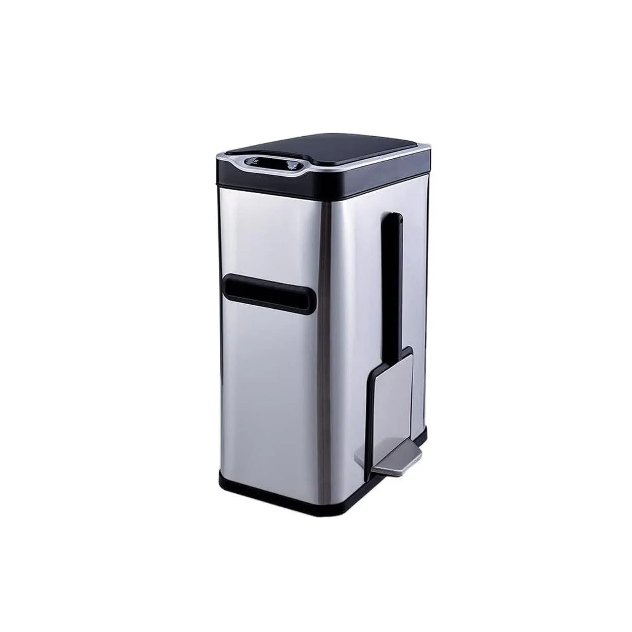 Smart 3-in-1 Bathroom Trash Can with Toilet Brush & Tissue Holder (7Litre) - Image 4