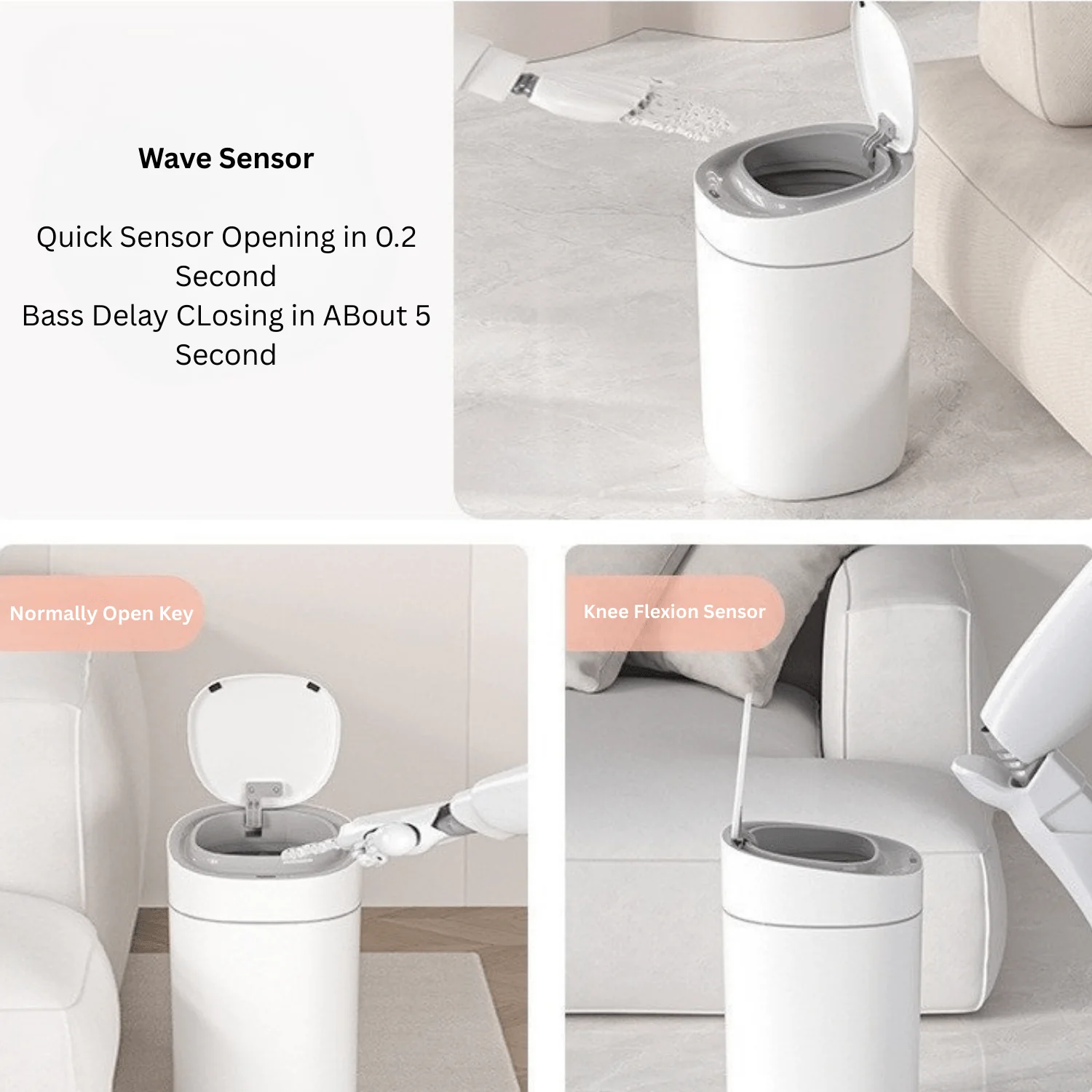 Smart Automatic Sensor Space-Saving Slim Trash Can - Image 7