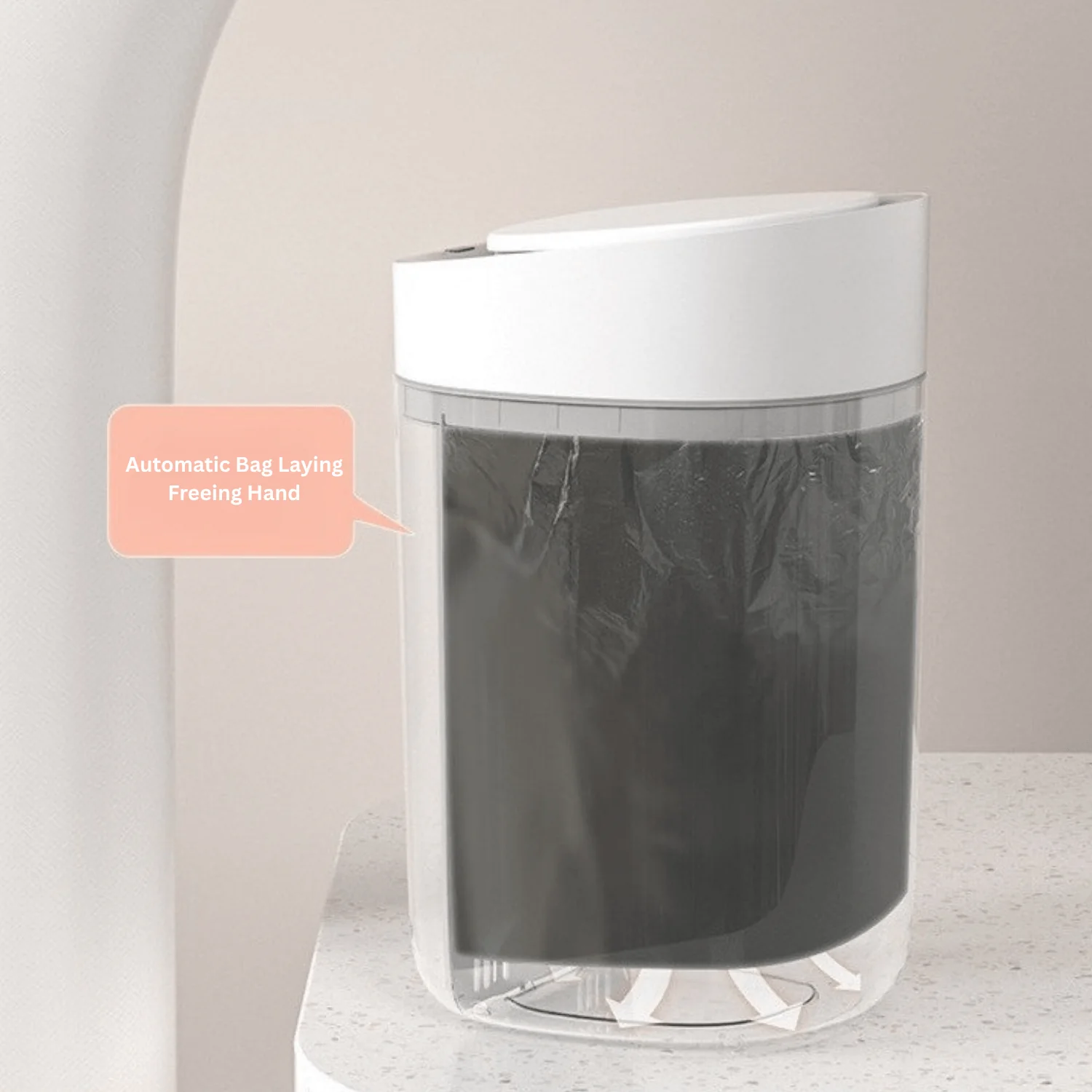 Smart Automatic Sensor Space-Saving Slim Trash Can - Image 9