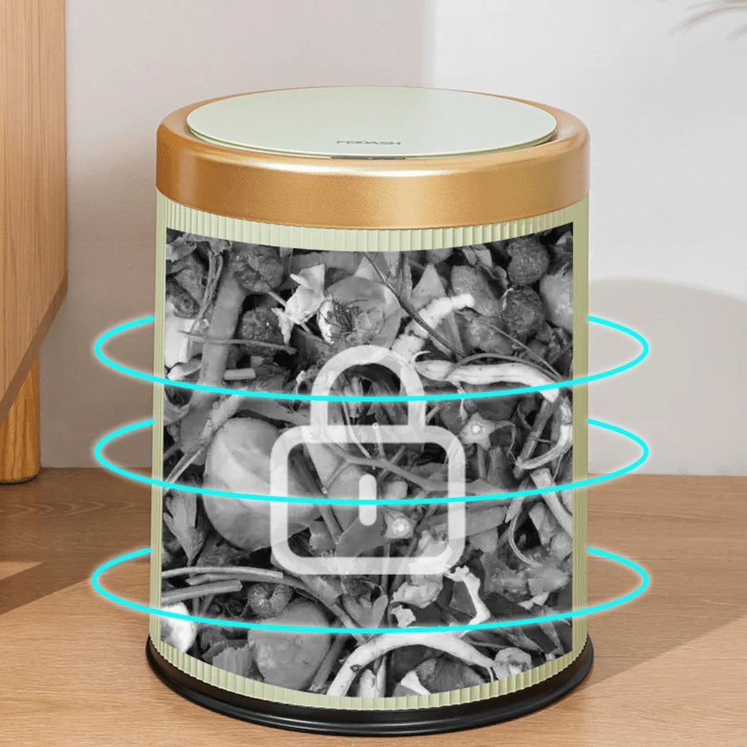 Smart Touchless Automatic Trash Can with Motion Sensor Lid (8L) - Image 6