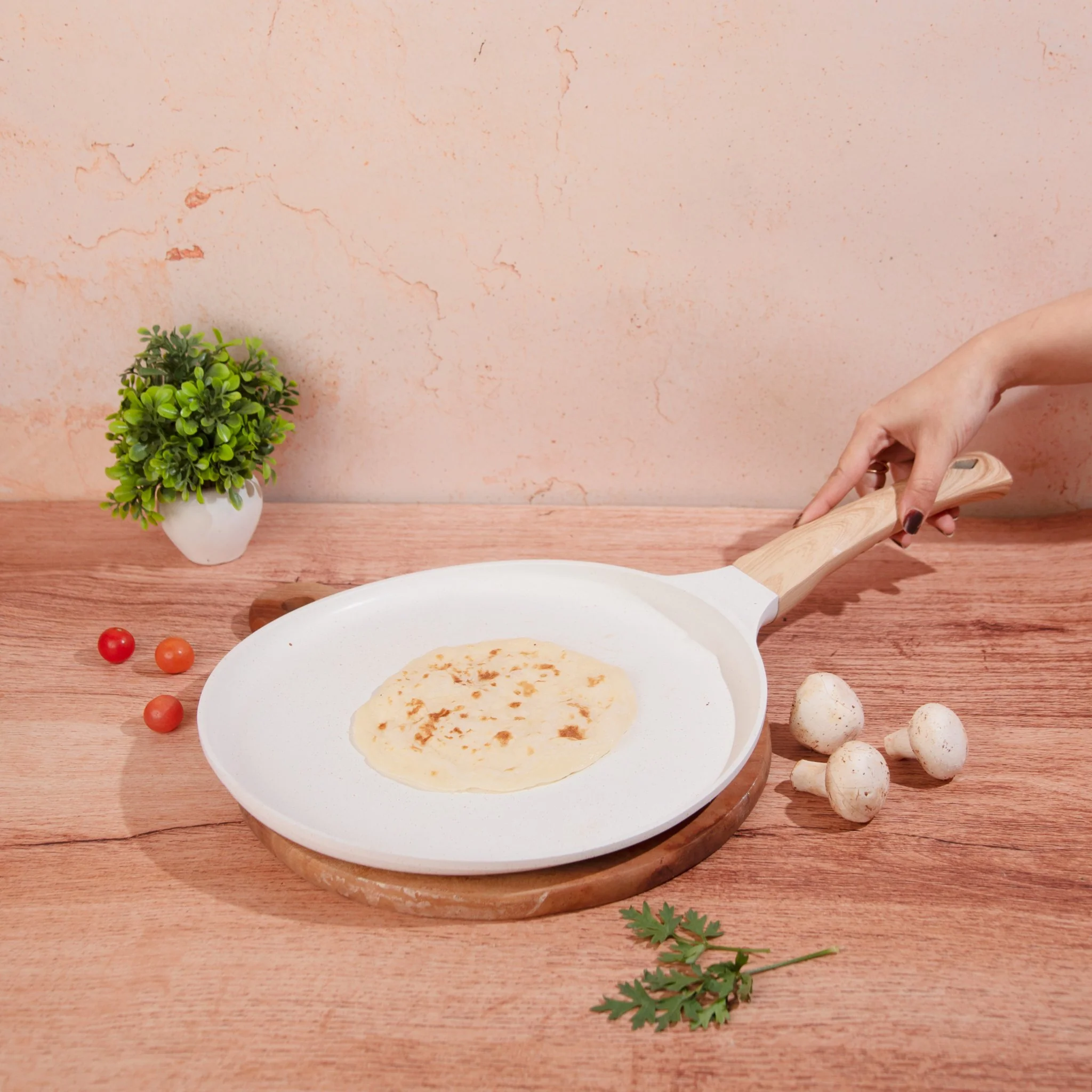Maifan Stone Non-Stick Tawa (28cm) - Image 3