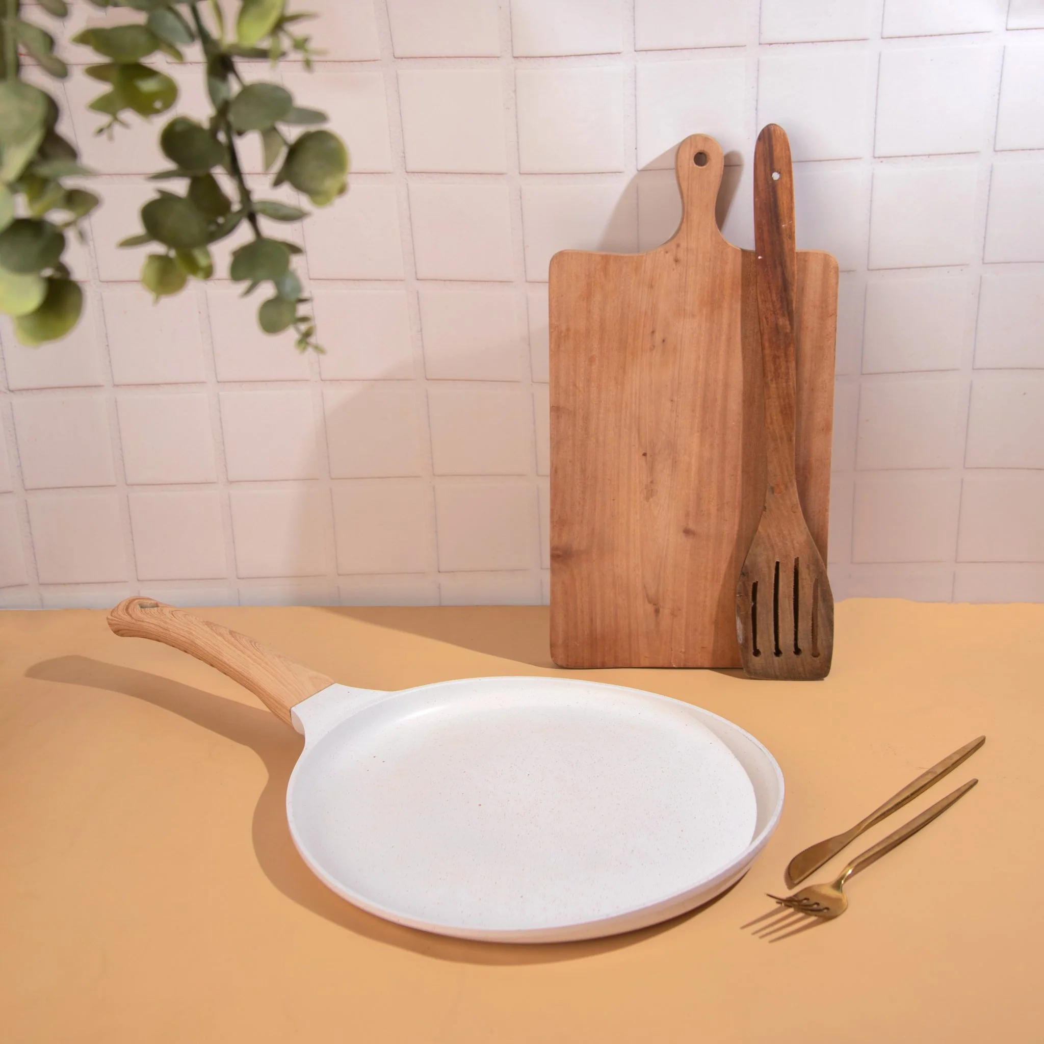 Maifan Stone Non-Stick Tawa (28cm) - Image 6