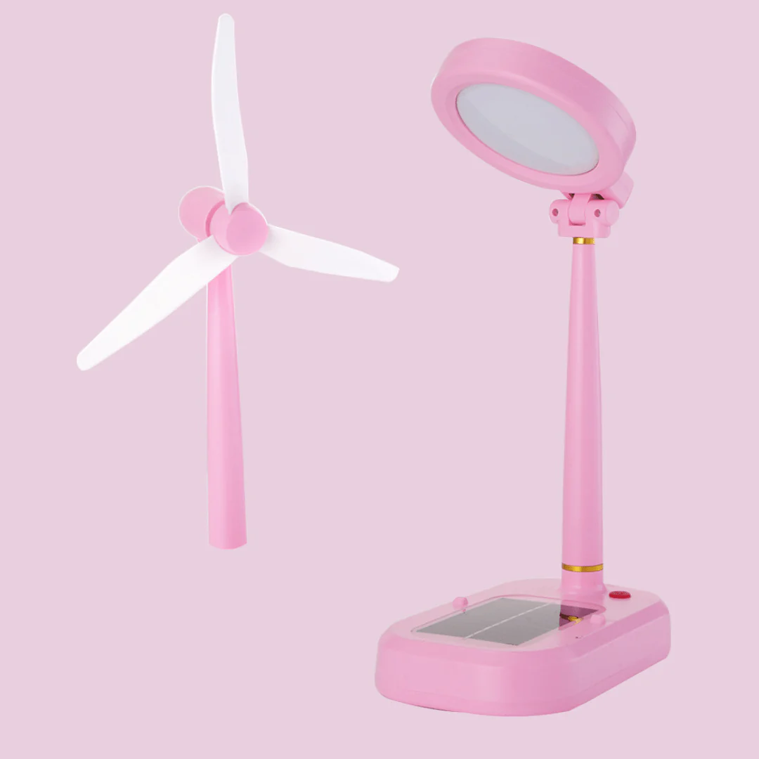 Solar-Powered Desk Lamp & Fan Combo - Image 6