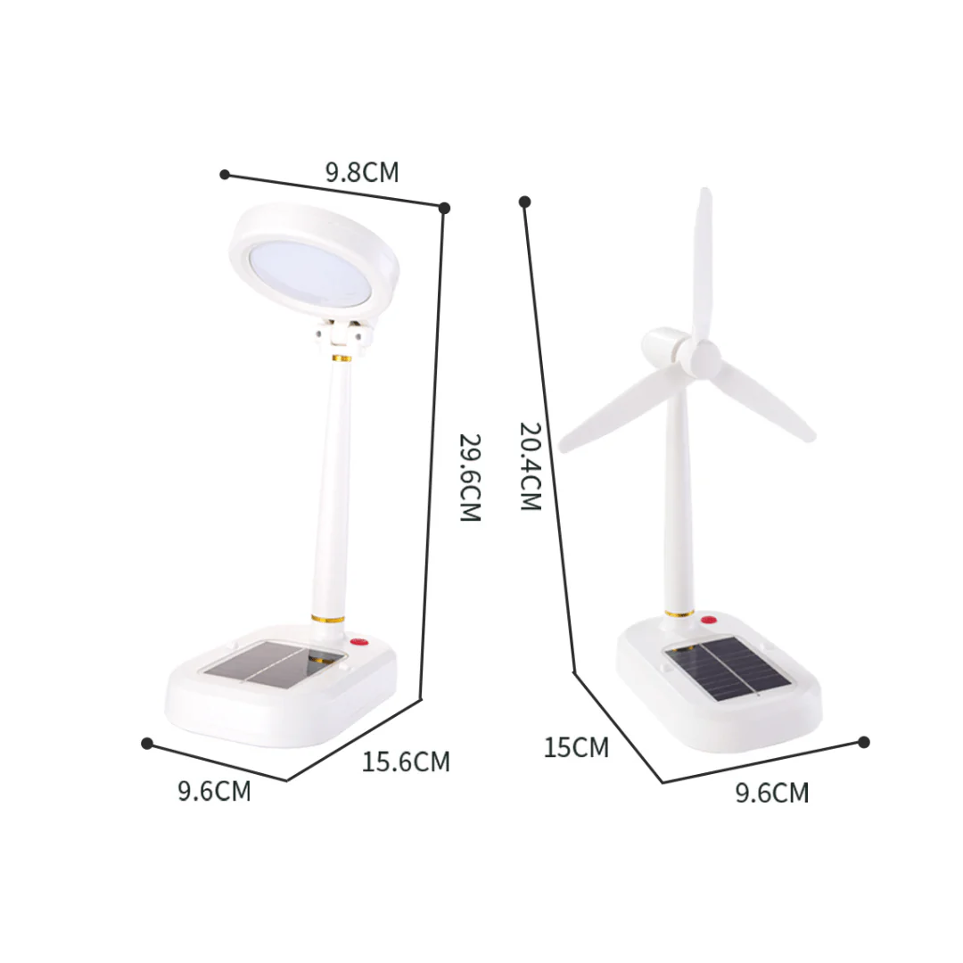 Solar-Powered Desk Lamp & Fan Combo - Image 7
