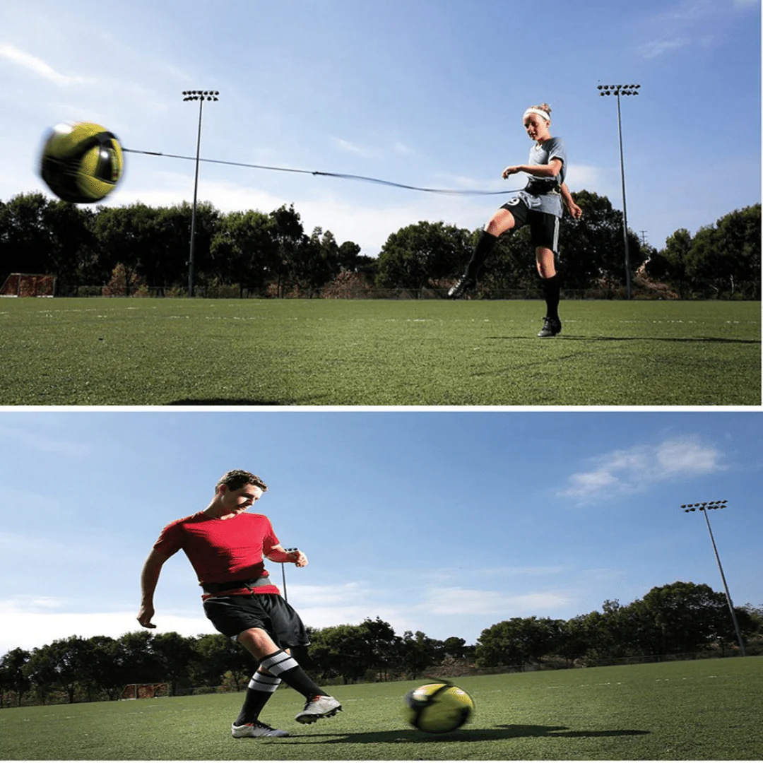 Solo Football Trainer with Adjustable Elastic Kick Strap - Image 5