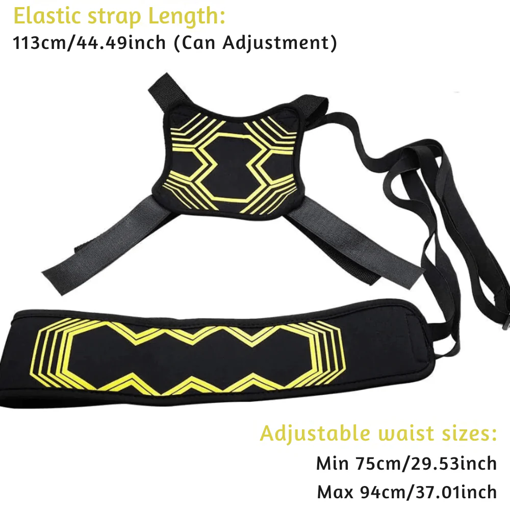 Solo Football Trainer with Adjustable Elastic Kick Strap - Image 9