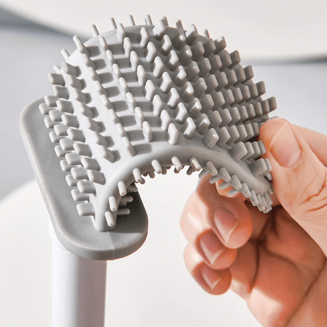 Space-Saving Compact Toilet Brush with Holder - Image 5