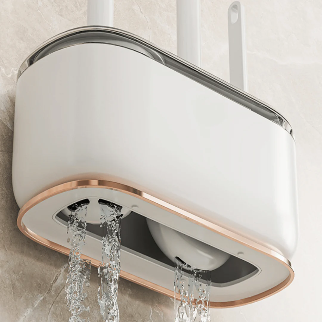 Space-Saving Compact Toilet Brush with Holder - Image 6