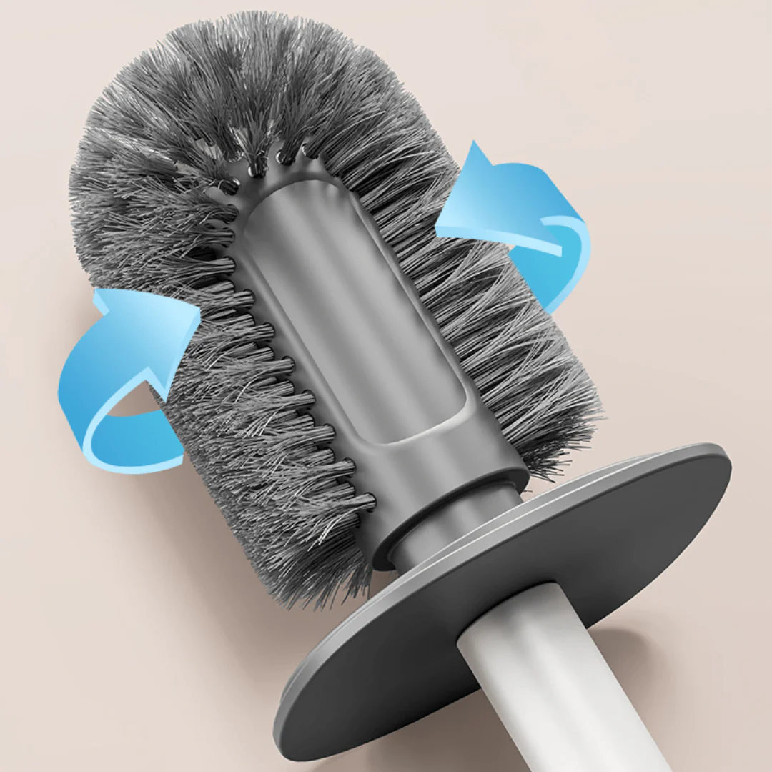 Space-Saving Compact Toilet Brush with Holder - Image 7
