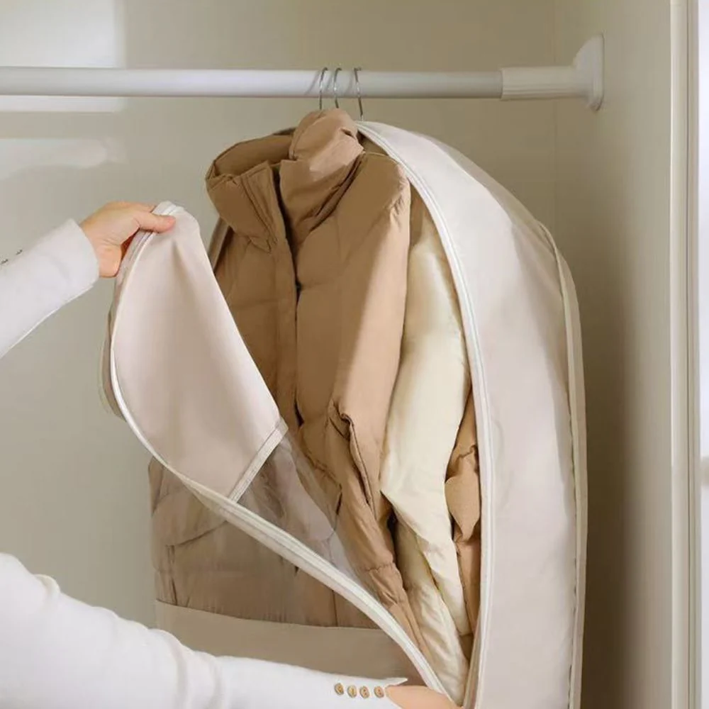 Space Saving Hanging Coat Compression Cover - Image 4