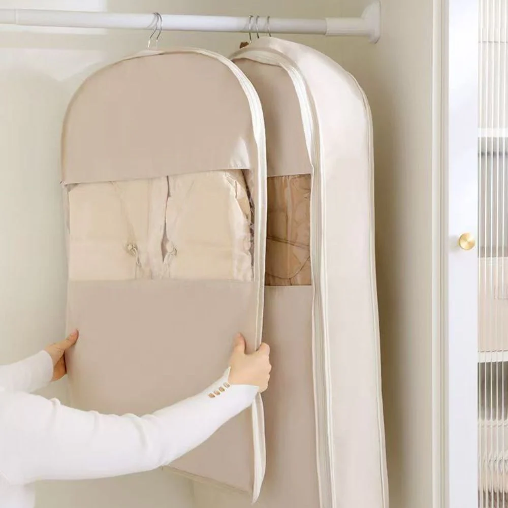 Space Saving Hanging Coat Compression Cover - Image 5