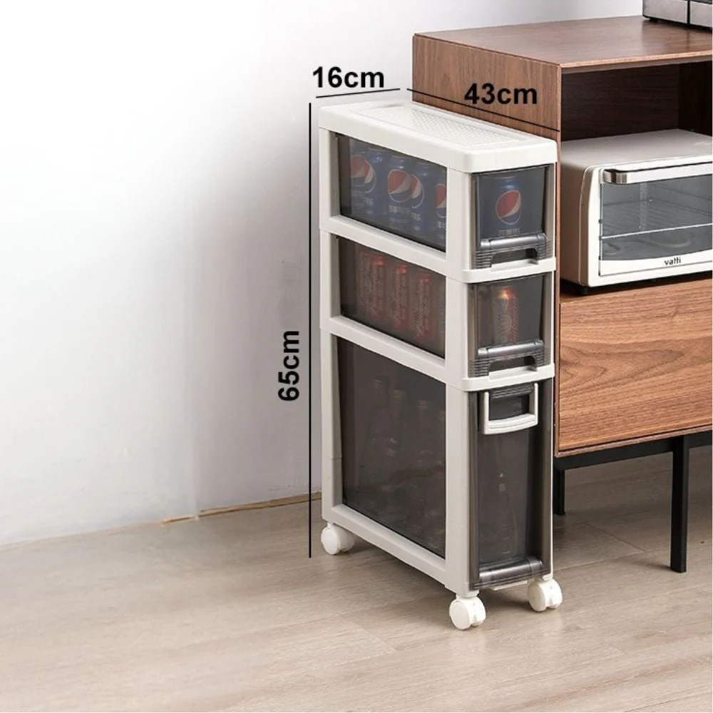 Space Saving Slim Organizer with Drawers - Image 8