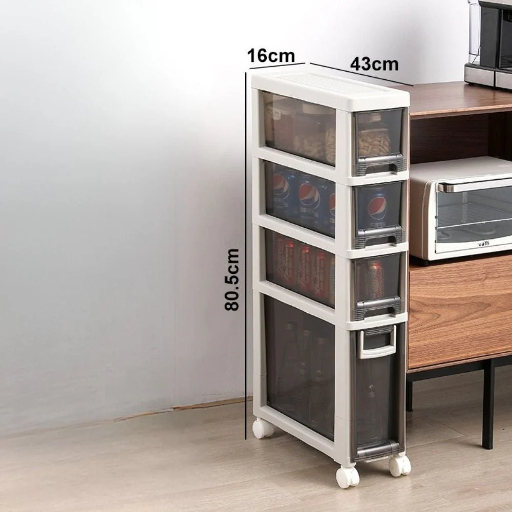 Space Saving Slim Organizer with Drawers - Image 9