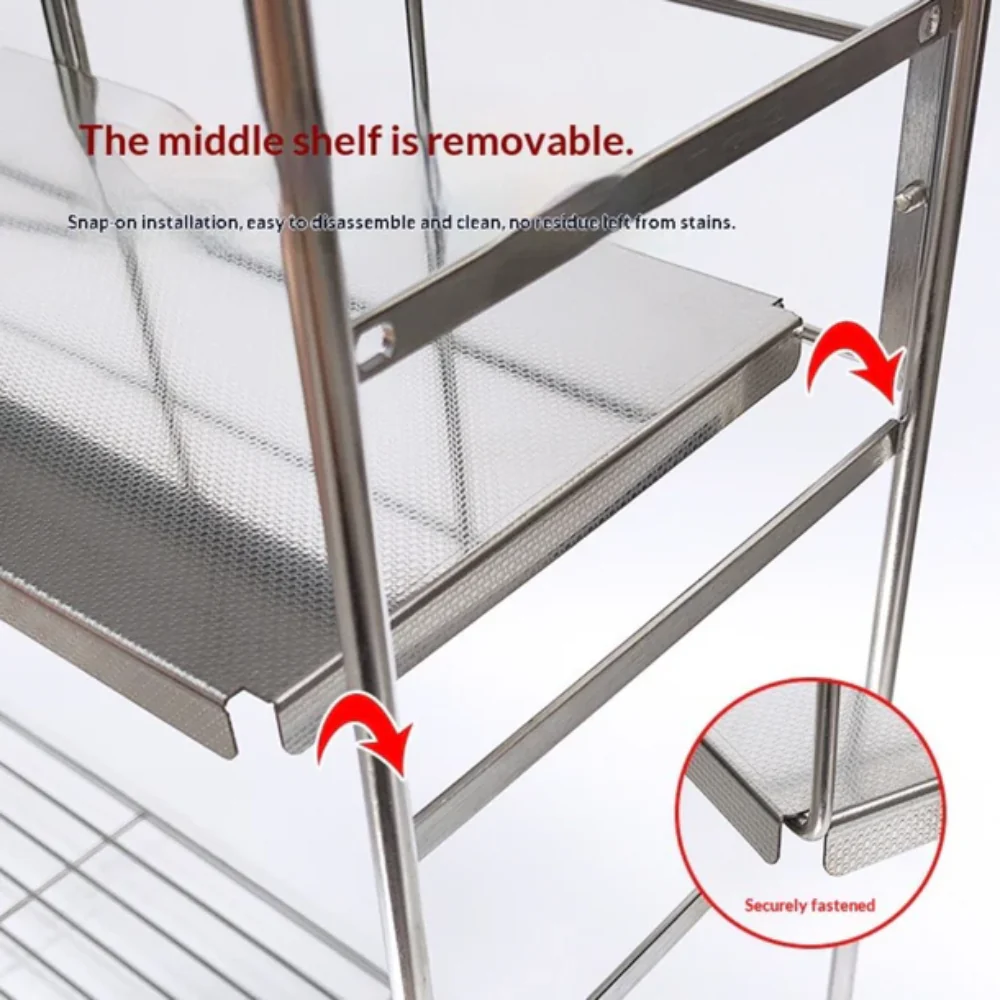 Space-Saving Stainless Steel Seasoning Storage Stand - Image 4