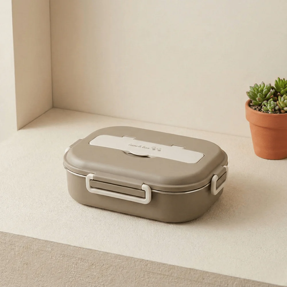 4-Compartment Stainless Steel Leak Proof Lunch Box (1500ml) - Image 3