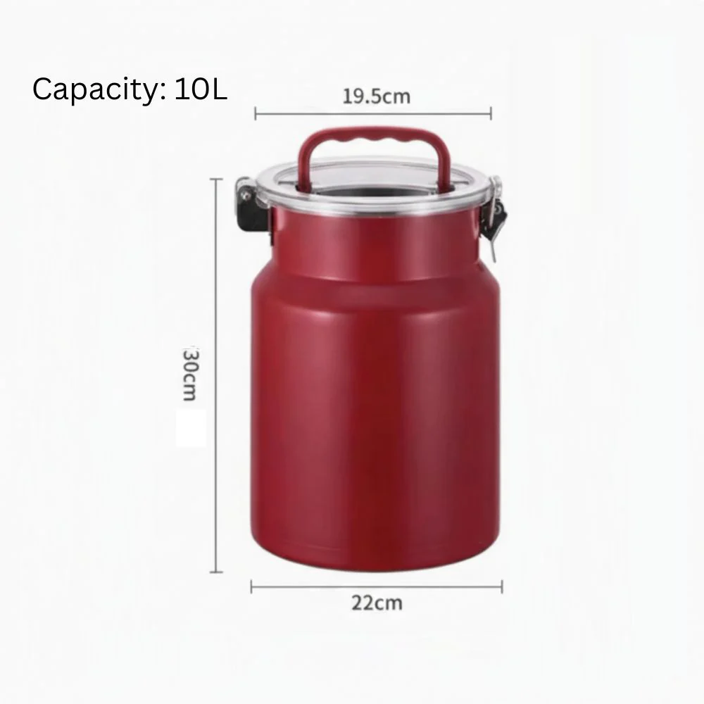 Stainless Steel Airtight Storage Jar with Transparent Lid - Image 7