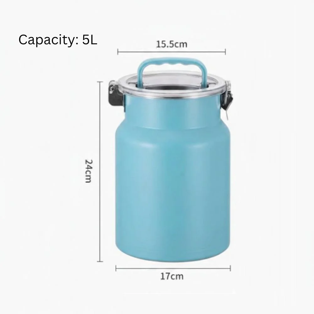 Stainless Steel Airtight Storage Jar with Transparent Lid - Image 8