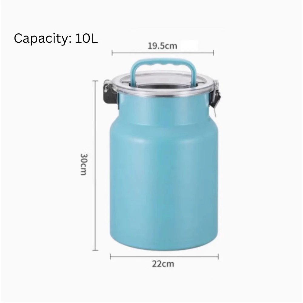 Stainless Steel Airtight Storage Jar with Transparent Lid - Image 9