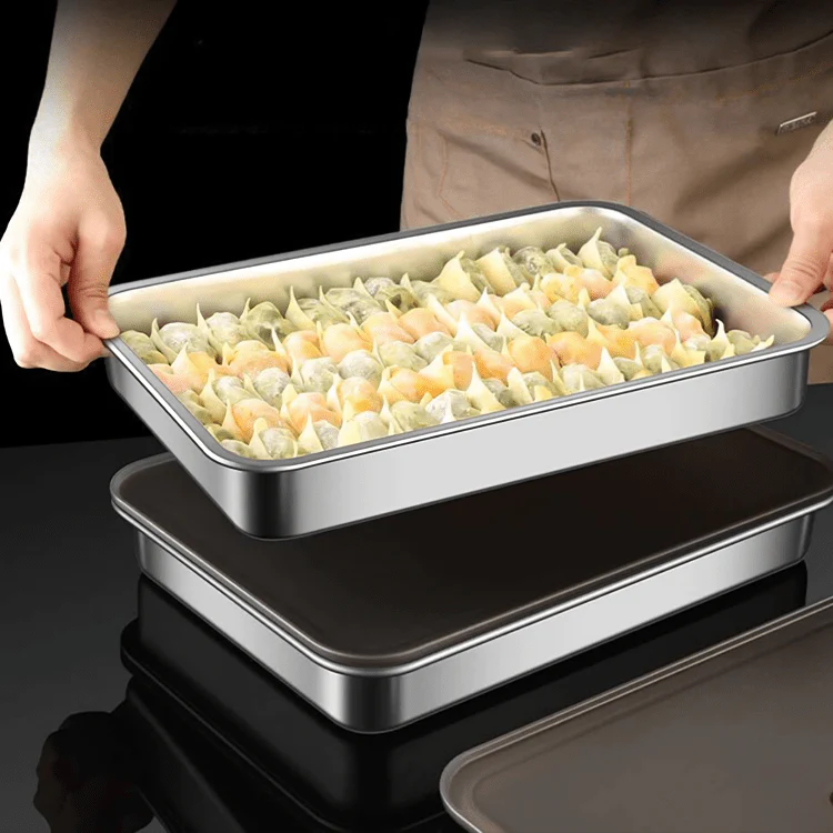 Stainless Steel Food Preservation Box with Dust Free Silicone Lid - Image 5
