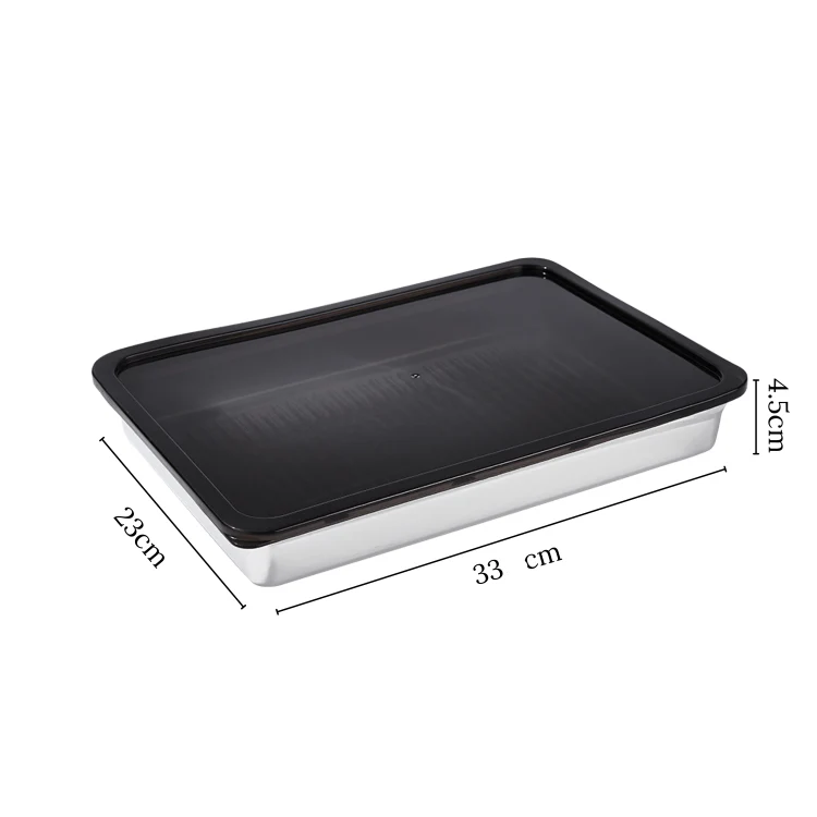 Stainless Steel Food Preservation Box with Dust Free Silicone Lid - Image 7