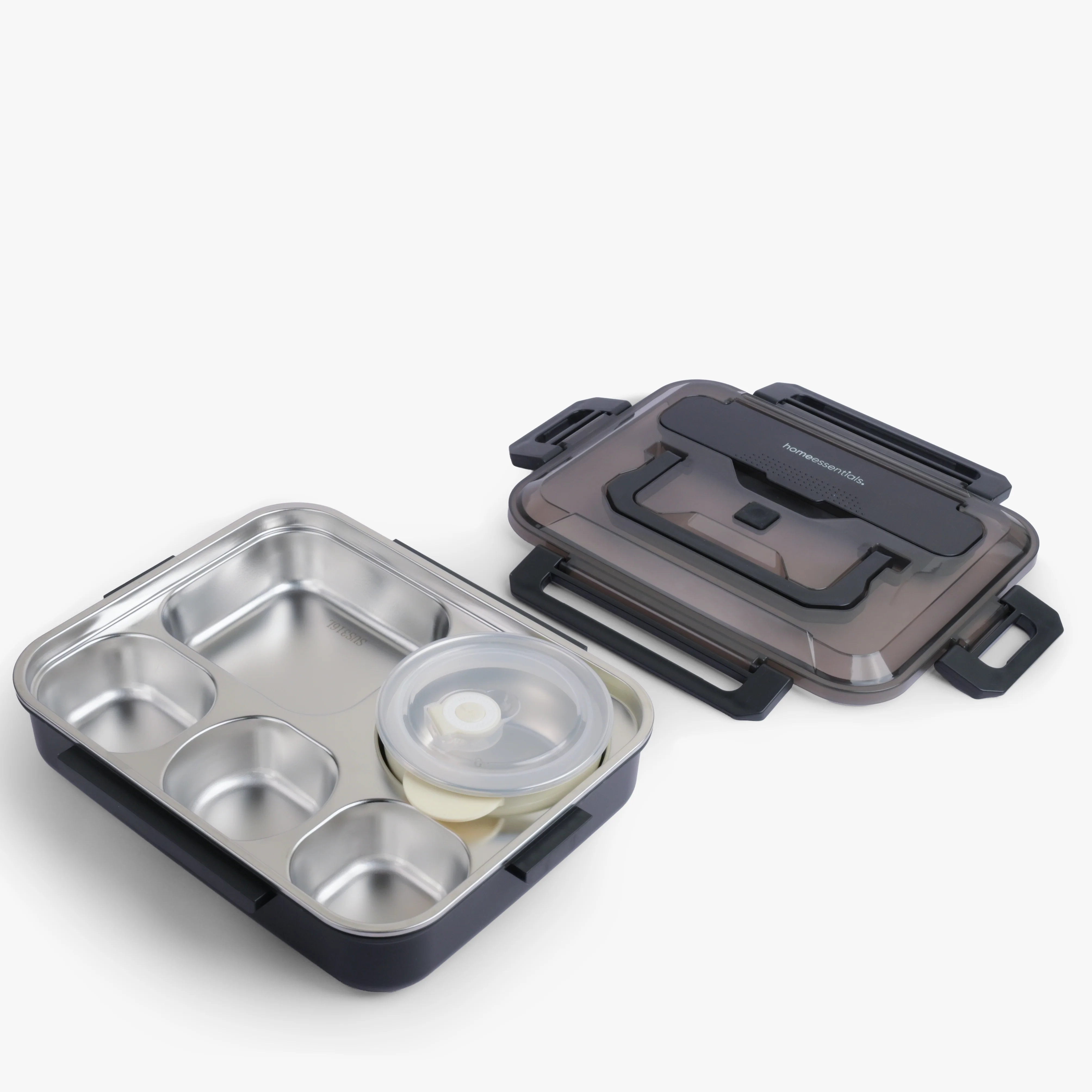 Stainless Steel Insulated Lunch Box with Cover - Image 3