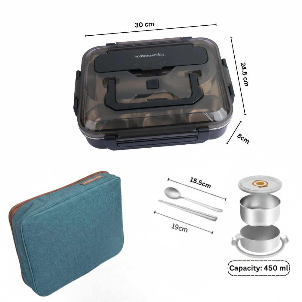 Stainless Steel Insulated Lunch Box with Cover - Image 6