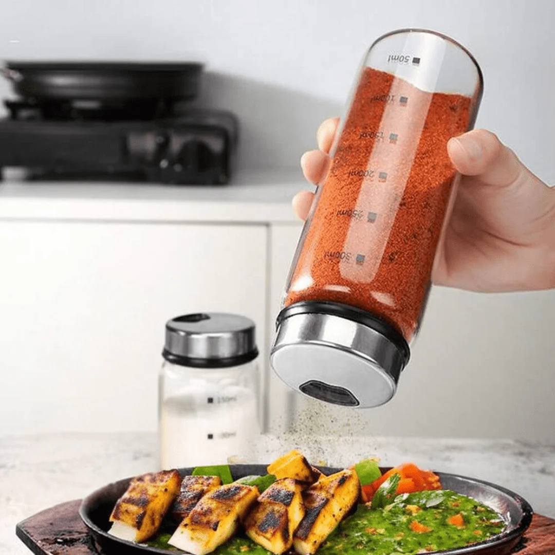 Stainless Steel Multi-Use Storage Dispenser with Adjustable Pours - Image 3