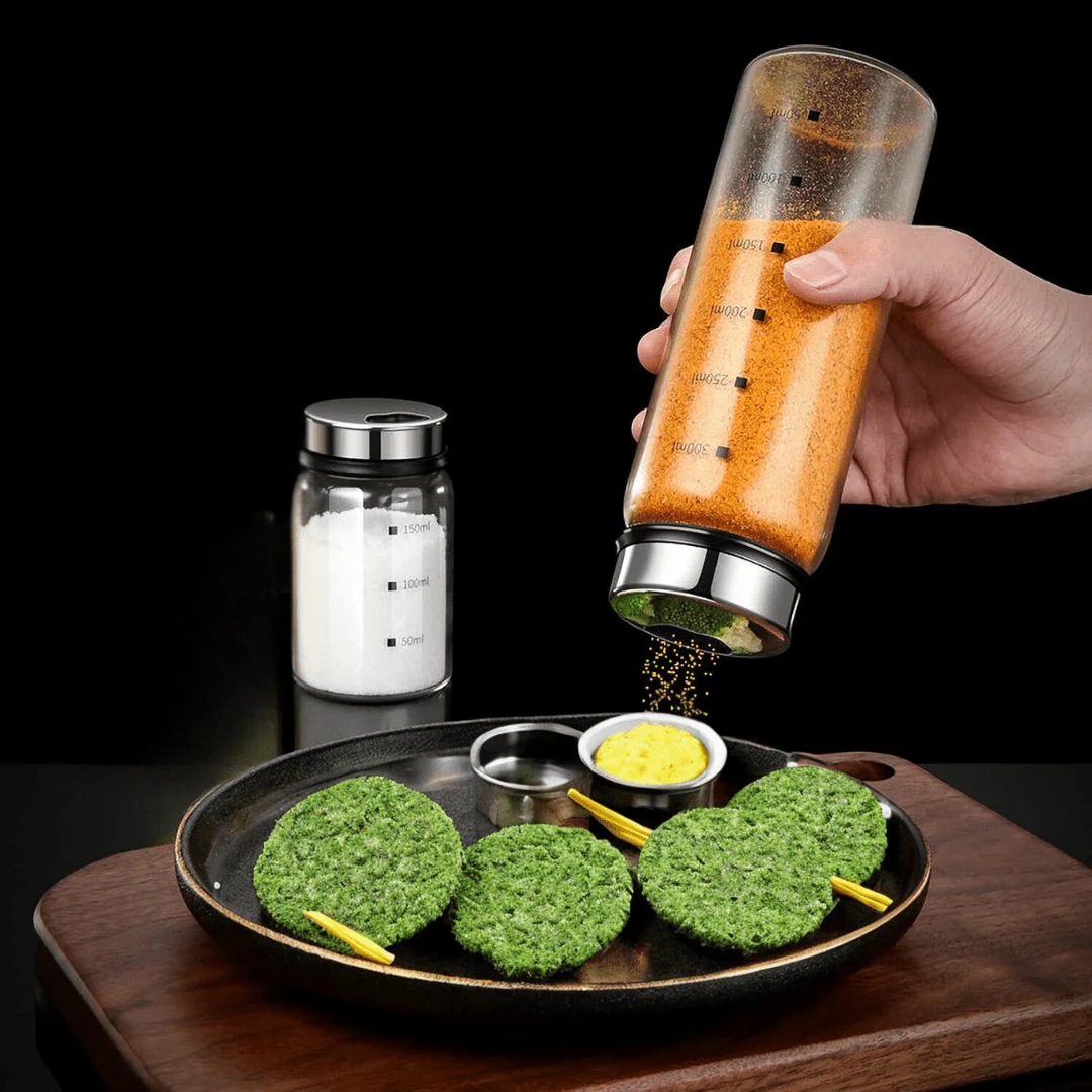 Stainless Steel Multi-Use Storage Dispenser with Adjustable Pours - Image 5