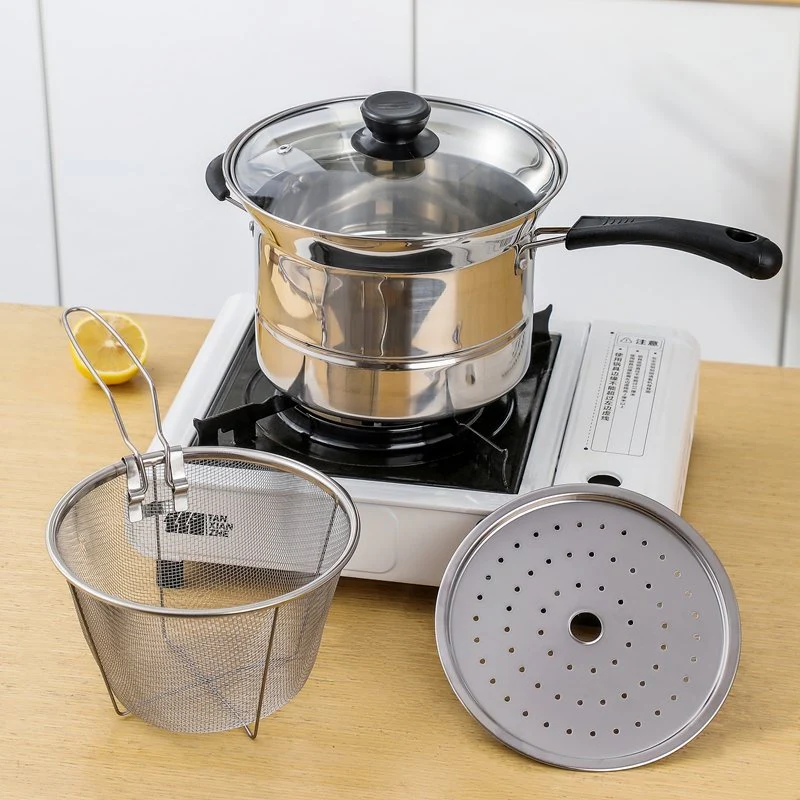 Stainless Steel Multifunctional Noodle Pot - Image 5