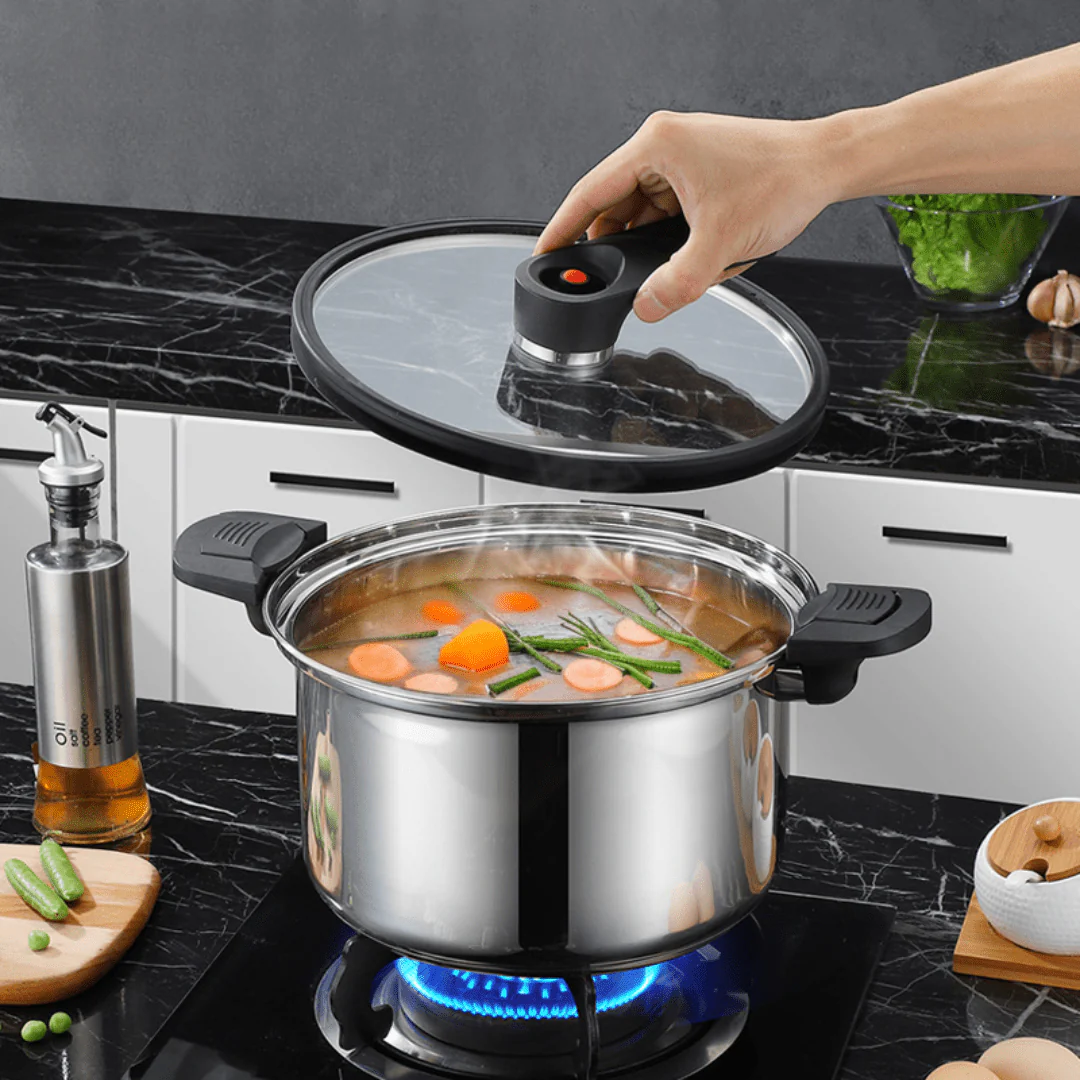 Stainless Steel Pressure Cooker - Image 2