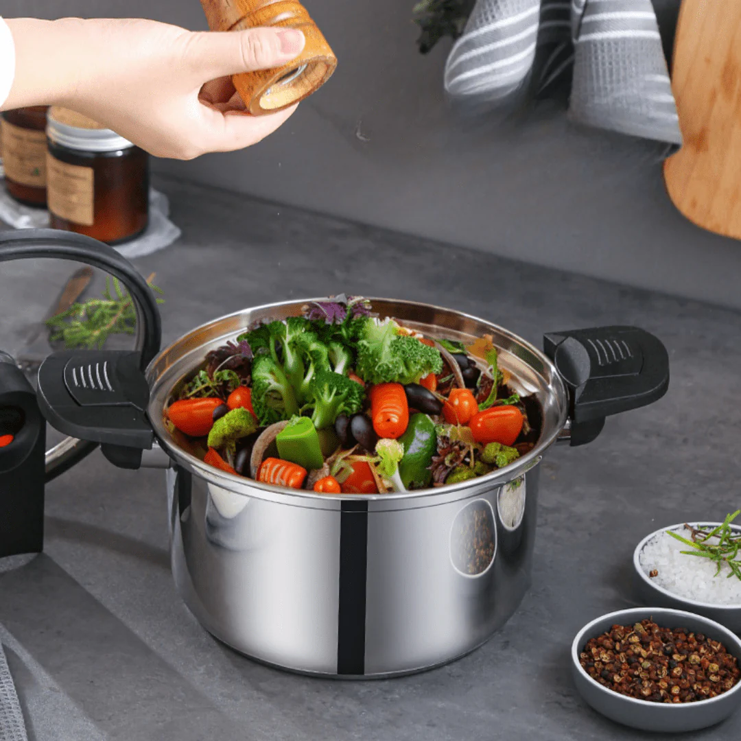 Stainless Steel Pressure Cooker - Image 5