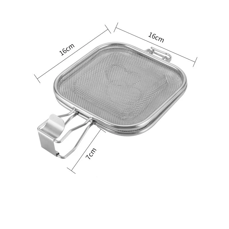 Stainless Steel Sandwich Grilling Net with Clamp - Image 8