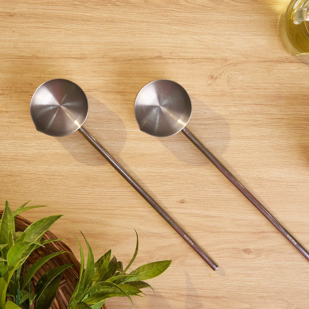 Stainless Steel Soup Stew Pan Ladle - Image 4