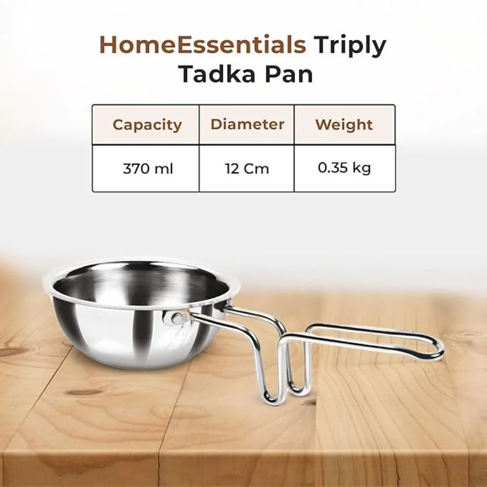 Stainless Steel Spice Tempering Pan with Handle – 12cm - Image 6