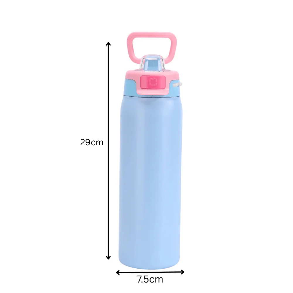 Stainless Steel Thermos Water Bottle with Leakproof Quick Fill Lid (950ML) - Image 10